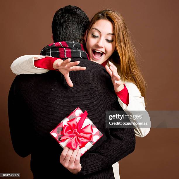 valentine's surprise - funny gifts stock pictures, royalty-free photos & images