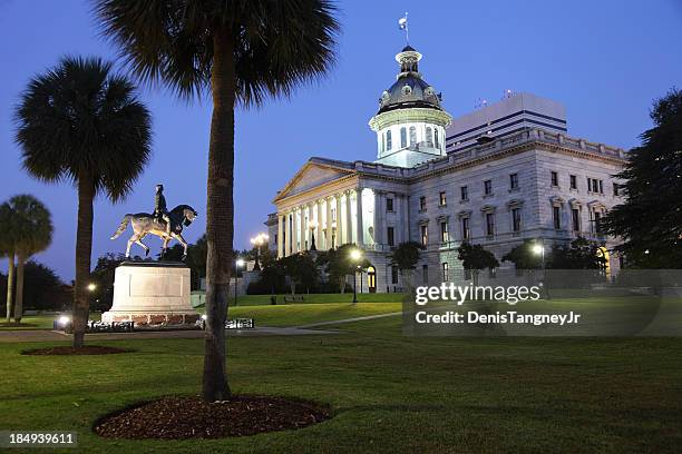 south carolina state house - carolina del sud foto e immagini stock