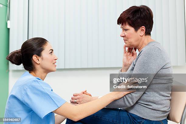 Sad Patient With Nurse Photos And Premium High Res Pictures Getty Images sad-patient-with-nurse-photos-and-premium-high-res-pictures-getty-images