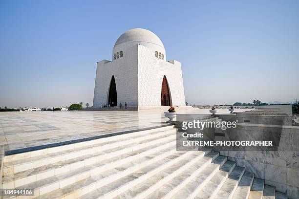 quaid-e-azam - pakistan monument stock pictures, royalty-free photos & images