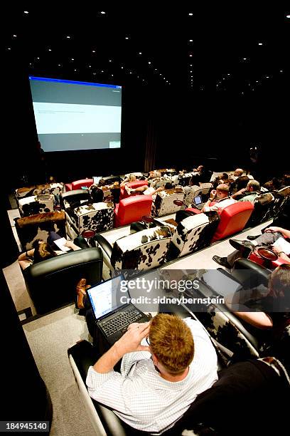 seminar presentation - bored audience stock pictures, royalty-free photos & images