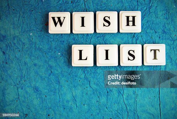 wish list - wish list stock pictures, royalty-free photos & images