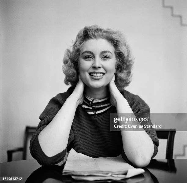 Actress Barbara Archer, March 14th 1956.