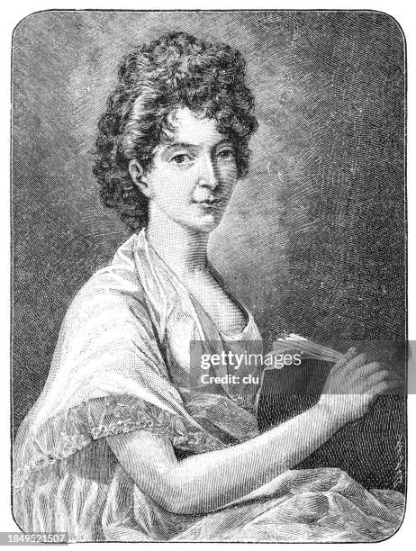 constanze mozart - floribunda rose stock illustrations