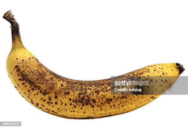 overripe banana - braun stock-fotos und bilder