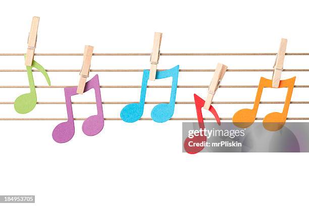 Music Note String Image 1,405 Colorful Music Notes Stock Photos, High-Res Pictures, and Images ...