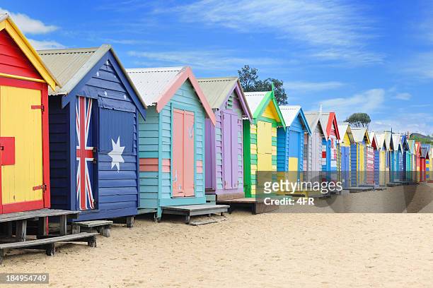 brighton beach-hütten, australien (xxxl - victoria australia stock-fotos und bilder