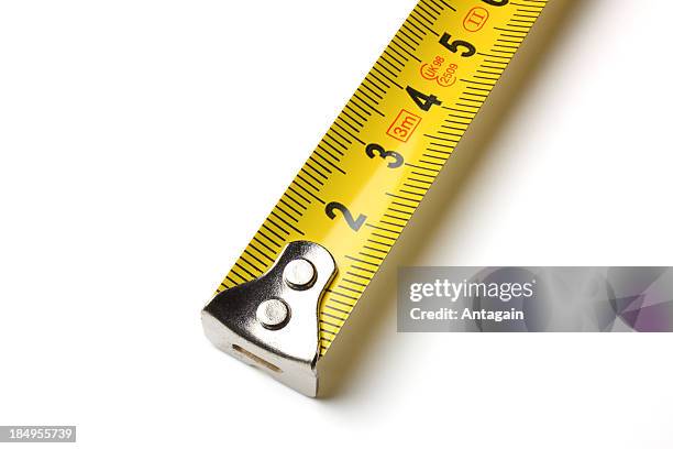 measuring tape - meter length stock pictures, royalty-free photos & images