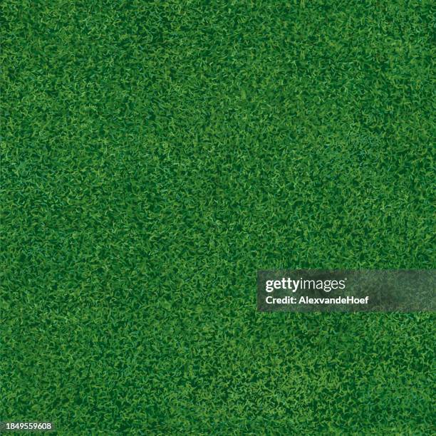 fußball oder golf kurze rasen nahtlose fliese - wiese stock-grafiken, -clipart, -cartoons und -symbole