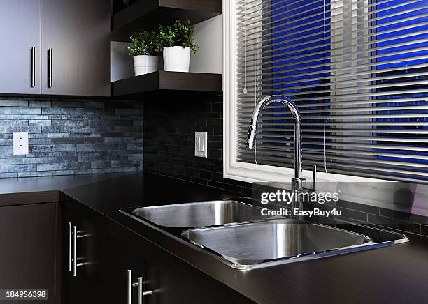 kitchen sink - kitchen sink stock pictures, royalty-free photos & images