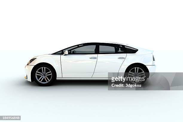 familia de coche - car on white background fotografías e imágenes de stock