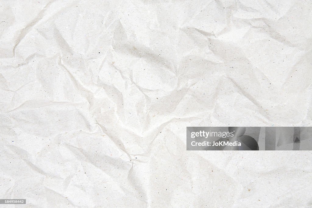 Crumpled Gray Paper Background