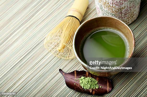 green tea - tea ceremony stock pictures, royalty-free photos & images