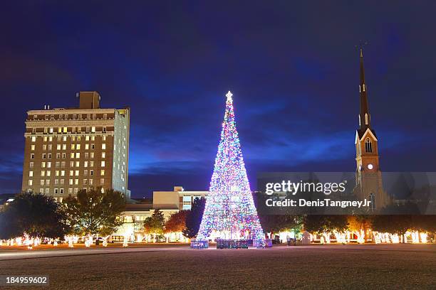 christmas in charleston, south carolina - south carolina stock pictures, royalty-free photos & images