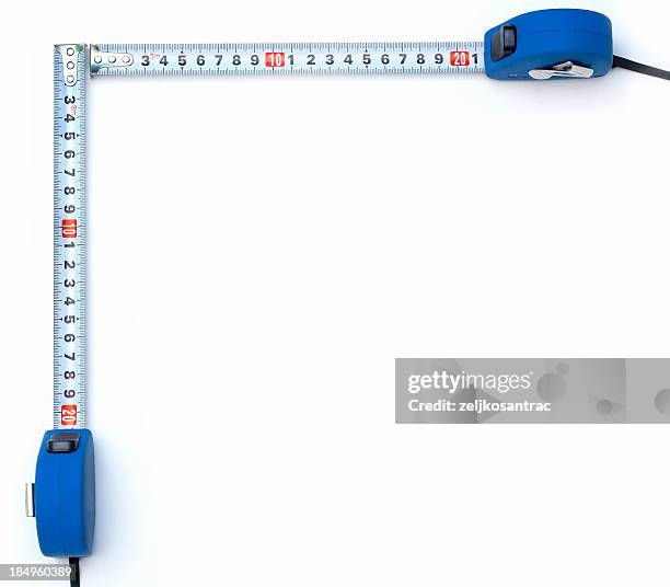 Blue Tape Measure Isolated Photos and Premium High Res Pictures - Getty ...