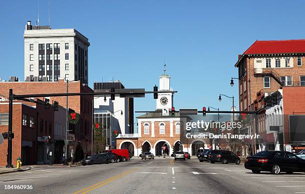 downtown fayetteville - fayetteville stock pictures, royalty-free photos & images