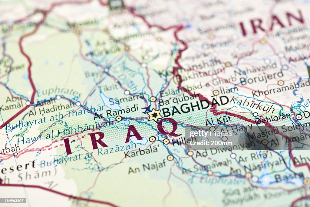 Mappa dell'Iraq