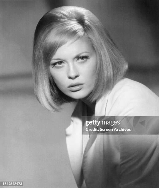 Faye Dunaway in a studio publicity portrait for 'Bonnie and Clyde' 1967.