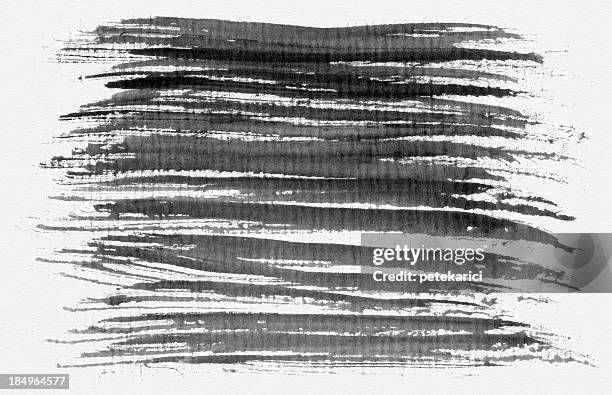 black brush strokes - whitepaper texture stock illustrations