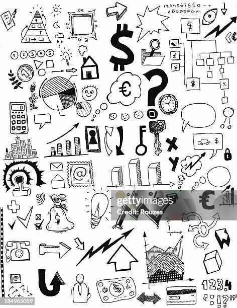 bildbanksillustrationer, clip art samt tecknat material och ikoner med graphics and more hand-drawn illustrations - klotter