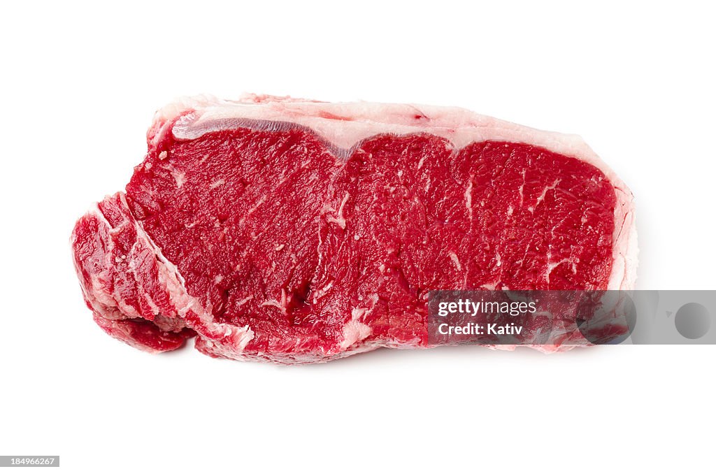 Steak Isolated on White