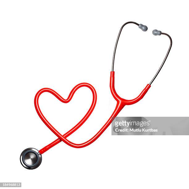 heart shape - stetoskop bildbanksfoton och bilder