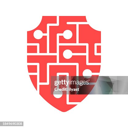 Integrated Shield Icon Integrated Shield Icon