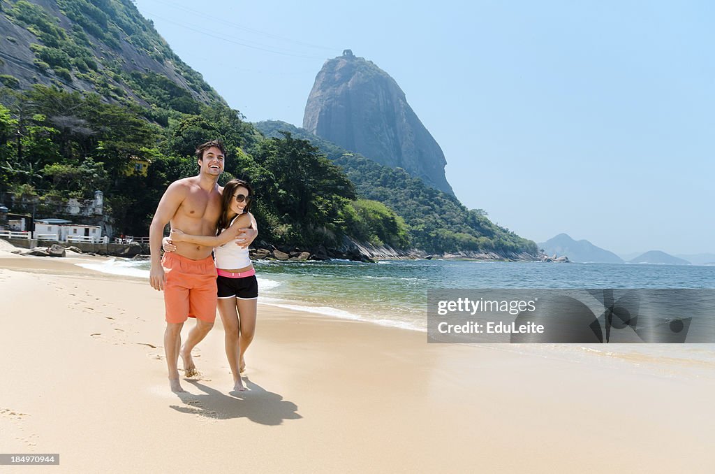 Couple enjoying Rio de Janeiro