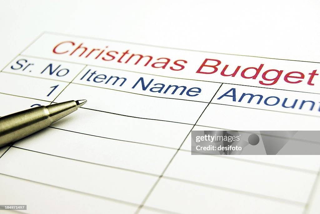 Christmas Budget