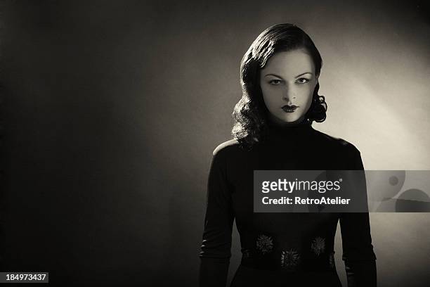 black. - 1950s fashion stock pictures, royalty-free photos & images