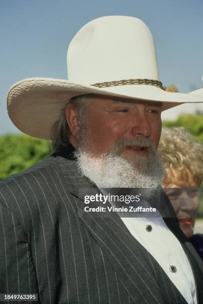 American singer, songwriter and musician Charlie Daniels attends the 34th Annual Academy of Country Music Awards, held at the Universal Ampitheater...