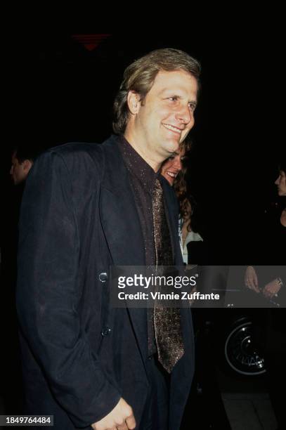 American actor Jeff Daniels attends the Hollywood premiere of 'Dumb and Dumber', held at the Cinerama Dome Theater in the Hollywood neighbourhood of...