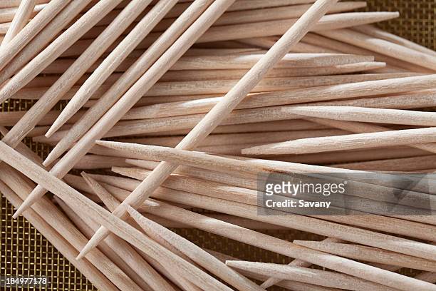 toothpicks - toothpick stock pictures, royalty-free photos & images