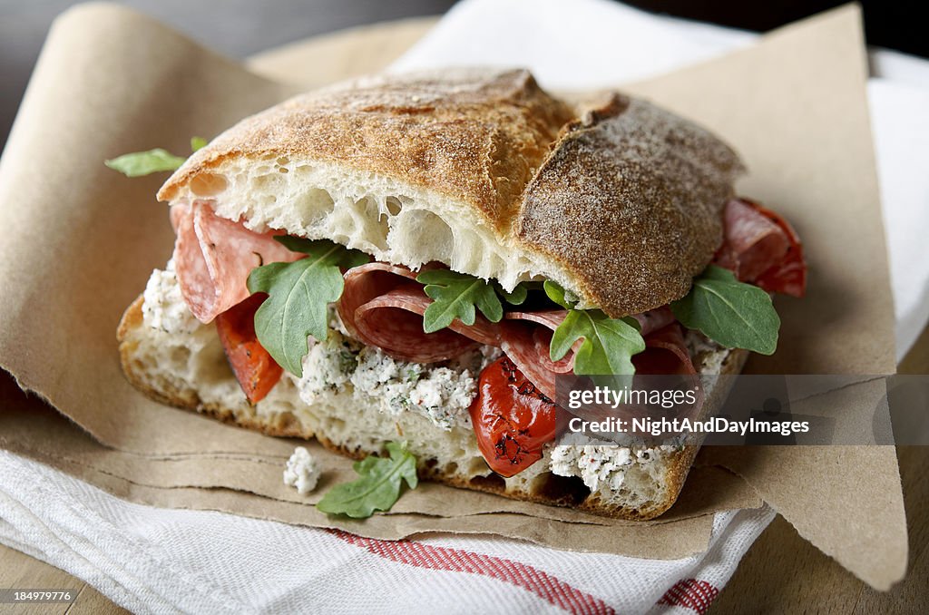 Artisan Salami Sandwich