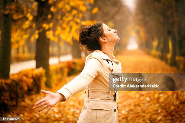 breathing fresh air - fresh breath stockfoto's en -beelden