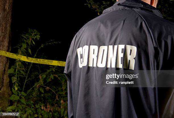 csi: coroner - coroner stock pictures, royalty-free photos & images