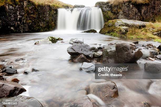 kirk burn waterfall - campsie fells stock pictures, royalty-free photos & images