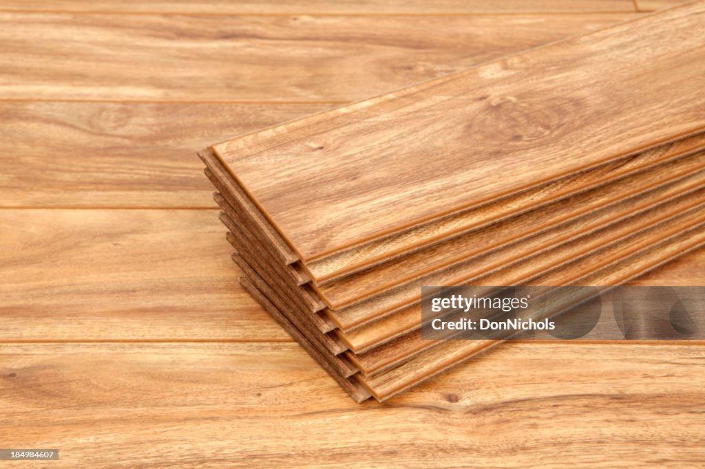 Piso de madera tablas