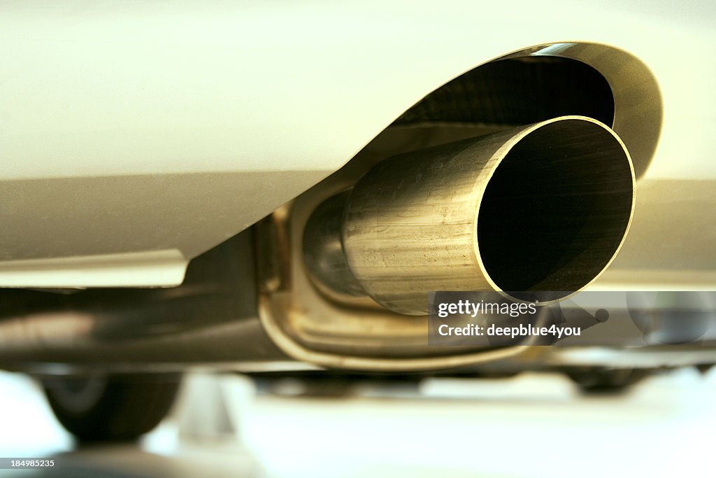 Car exhaust pipe