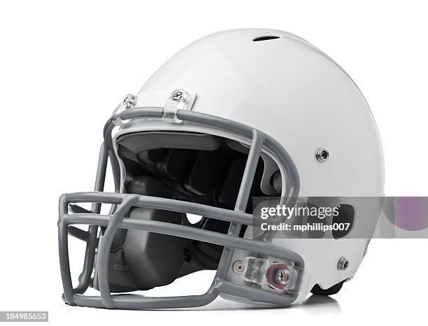 casco da football americano - sports helmet foto e immagini stock