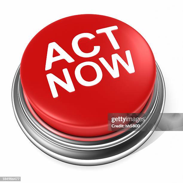 agir maintenant le bouton - faire du théâtre photos et images de collection