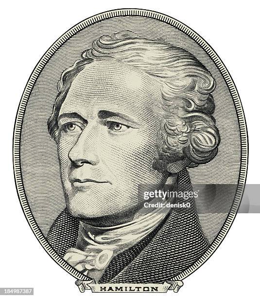 alexander hamilton - alexander hamilton politician stock-grafiken, -clipart, -cartoons und -symbole