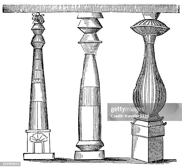 indian columns - 1876 stock illustrations