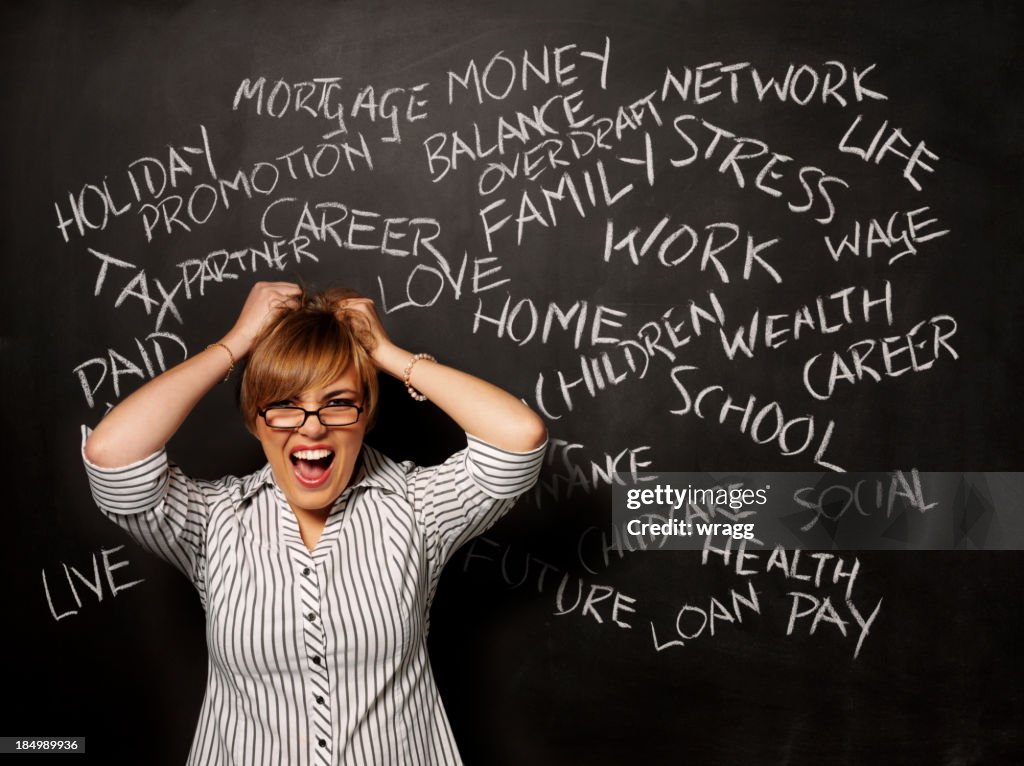 Pulling Hair out and Words on a Blackboard