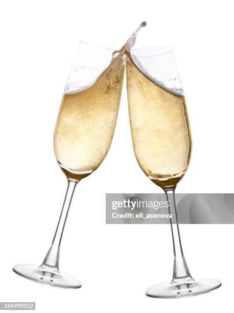 お祝いのシャンパンでの乾杯 - champagne ストックフォトと画像