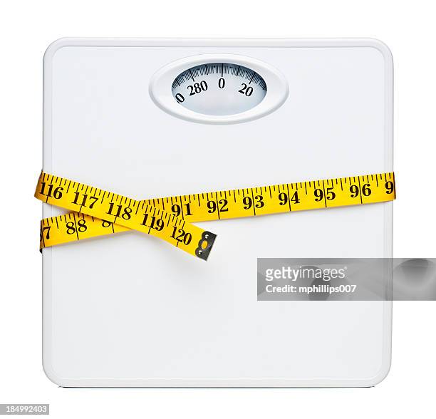 weight loss - centimeter stockfoto's en -beelden