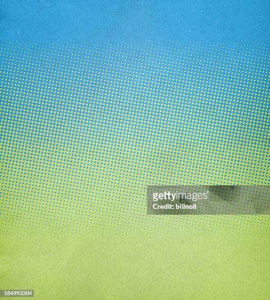 textured paper with spring colors and halftone - bad condition stock pictures, royalty-free photos & images