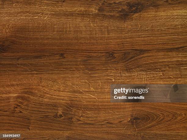 vista aérea de la antigua mesa de madera de color marrón oscuro - table surface fotografías e imágenes de stock