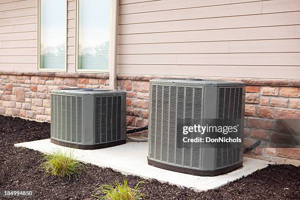 acondicionadores de aire - sistema de calefacción ventilazión y aire acondicionado fotografías e imágenes de stock