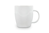 White Cup with space for logo - contains clipping paths.